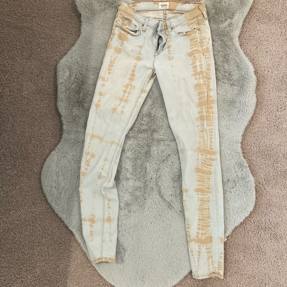 Hudson Jeans Krista Super Skinny Distressed Jeans